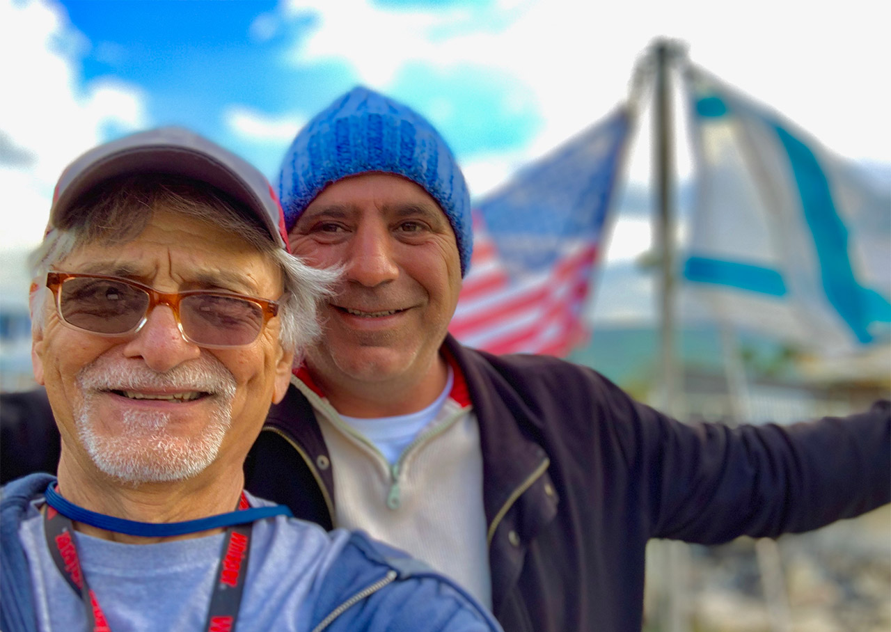 Alan Assad at the Sea of Galilee